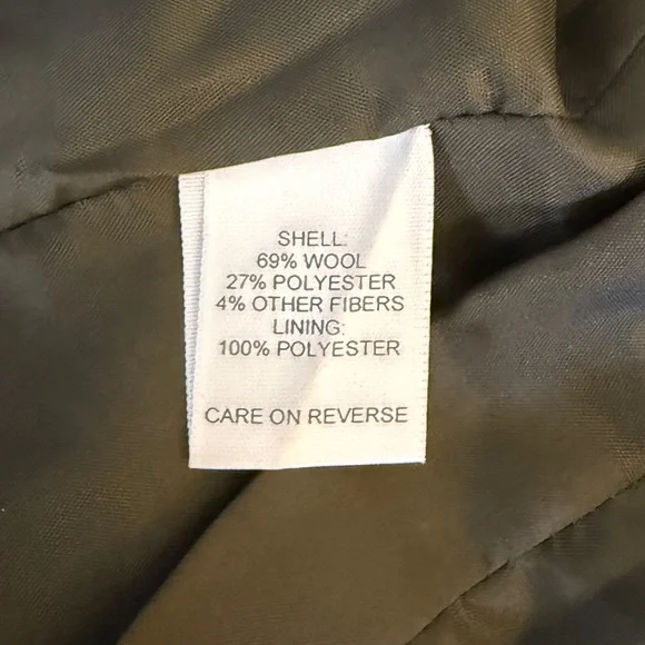 Talbots Plaid Wool Blazer 2 Petite Hunter Green *Made in USA - Picture 6 of 10